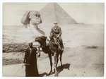 The sphinx and pyramids.