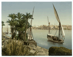 Kairo : bords du Nil et Dahabieh.