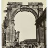 Triumphal arch of temple at Palmyra, Syria.