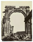 Triumphal arch of temple at Palmyra, Syria.