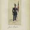 Garde civique - Porte-drapeu. 1856