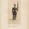 Garde civique - Porte-drapeu. 1856