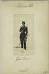 Garde civique - Officier. 1856