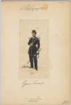 Garde civique - Officier. 1856