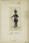 Garde civique - Tambour-major. 1856