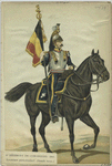 1-er Régiment de cuirassiers. Lieutenant porte-étendard. (Grande tenue). 1860