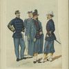 Corps belge au Mexique. Officier (Petite tenue), Bataillon de Grenadiers (Sous-Officiers et Soldat.) 1864