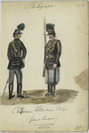 Chasseur Volontaire [?] belge (Garde civique). 1867