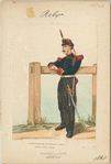 Maréchal-de-logis des batteries à cheval. Grand tenue à cheval. 1868
