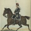 Garde civique à cheval. Officier. 1868