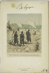 Sedan (1-er septembre au soir). - Poste de soldats belges sur la frontière en avant de Bouillon. 1870