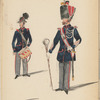 Tambor Major et Tambor de la Garde civique. 1881