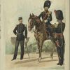 Régiment de grenadiers : Officier (Tenue du jour); Aide-de-Camp et Lieutenant (Grande tenue). 1883
