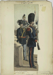 Sott uff-e Artiglieria; Uff-e Cassiatori a piedi; Granatiere scelto. 1896