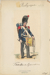 Tambor de Grenadiers. 1896