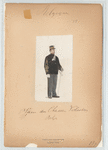 Officier de Chasseur Volontaire belge. 1898