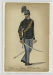 Officier de Chasseur Volontaire Belge. Garde Civique. 1898