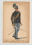 Officier de Chasseur Volontaire Belge. Garde Civique. 1898