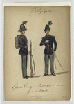 Garde Civique. Infanterie d'ban [?]. (Grand tenue). 1898