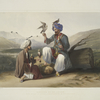 Hawkers of the Ko-i-staun. With the valley of Caubul and mountains of Hindoocoosh.