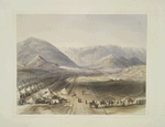 Encampment of the Kandahar army, under General Nott, outside the walls of Caubul, on the evacuation of Afghaunistaun by the British