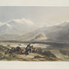 Bala Hissar and city of Kabul, with the British cantonments from the "Ba Maroo" hill. Hostilities commencing.
