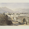 Interior of the city of Kandahar, from the house of the sirdar "Meer Dil Khan" brother of the king of Caubul