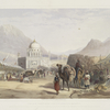 Temple of "Ahmed Shauh," King of Afghaunistaun, Kandahar, looked upon as so sacred an edifice, that the vilest criminal seeking protection at its threshold is secure from the hands of justice