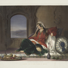 Kandahar lady of rank, engaged in smoking