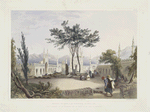Mosque of Goolaum Hoossein Huzrut-jee, a great prophet of the Afghauns, and the tombs of the kings at Kandahar