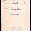 Edwin Booth and his daughter Edwina