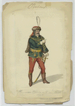 Husaren Officier v. R[egiment] von Deák, 1701