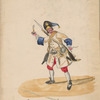 Grenadier de Infanterie (vom Prinz Eugen von Savoyen ). 1698