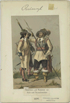 Hauptmann und Musketier von Hoch- und Deutschmeister. 1696