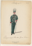 Commandant cavalerie garde civique, 1890
