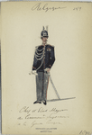 Chef d'état major de commandant superieur à la garde civique, 1890