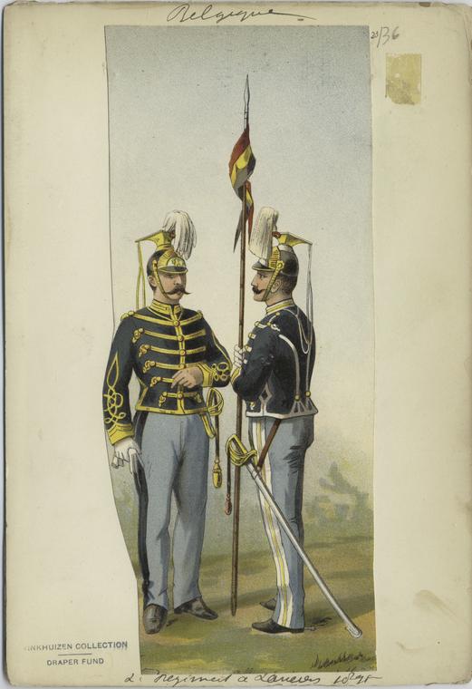 2' Régiment de lansiers, 1895 - NYPL Digital Collections