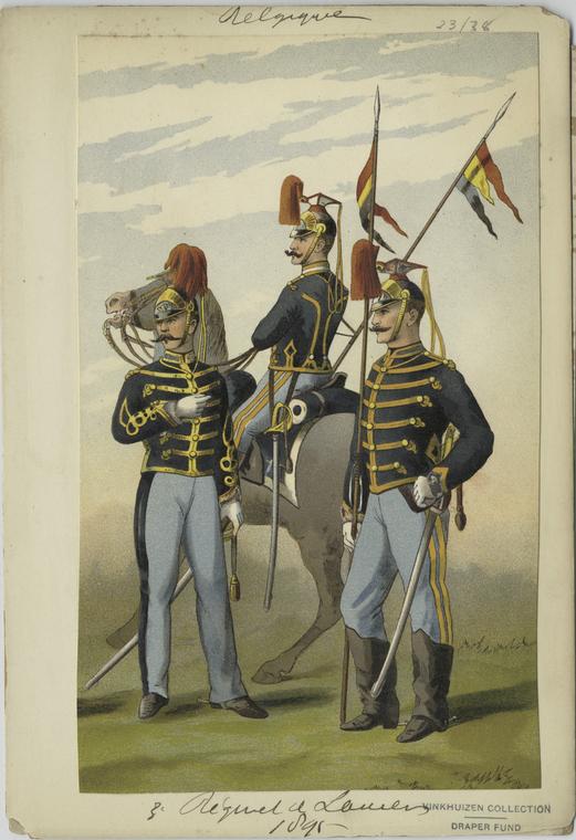 3' Régiment de lansiers, 1895 - NYPL Digital Collections