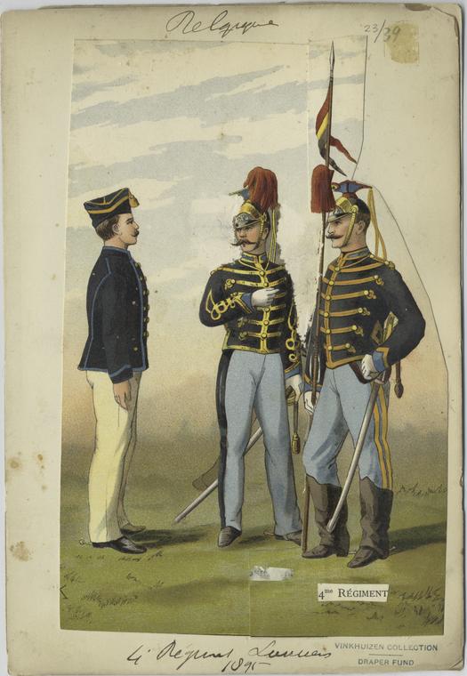 4' Régiment de lansiers, 1895 - NYPL Digital Collections