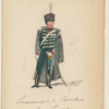 Commandant de cavalerie garde civique