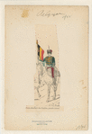 Porte-étendard des guides, grande tenue