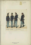 Stabsoffiziere der Infanterie, Paradeanzug, Kleiner Anzug, Linien-Infanterie, Paradeanzug, Ezerzieranzug