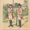 Oesterreich-Ungarn. Fürstlich Anhalt-Zerbst'sches Infanterie-Bataillon in Kaiserlichen Diensten, 1761.  Füsilier, Grenadier