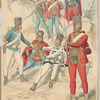 Oesterreich-Ungarn. Grenz-Infanterie, St. Georger, Szluiner, Creutzer, Liccaner [in the foreground], Brooder, Ottachaner, Oguliner [in the background]. 1762