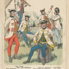 Oesterreich-Ungarn. Ungarische Infanterie: Regt. Gyulai, Regt. Adam Batthyany, Regt. Jos Esterhazi, Regt. Haller, Regt. Simbschen, Regt. Erzherzog Ferdinand. 1762