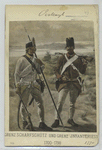 Grenz Scharfschütz und Grenz Infanteriest. 1770