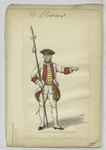 Officier v. R. Alt Starhemberg 1745