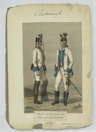 Offizier un Musketier von Hoch- und Deutschmeister. 1776