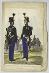 Feldwebel und Canonier eines Artillerie-Regiments, en parade