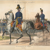 Staabs und Ober-Officier der Czaikisten en parade